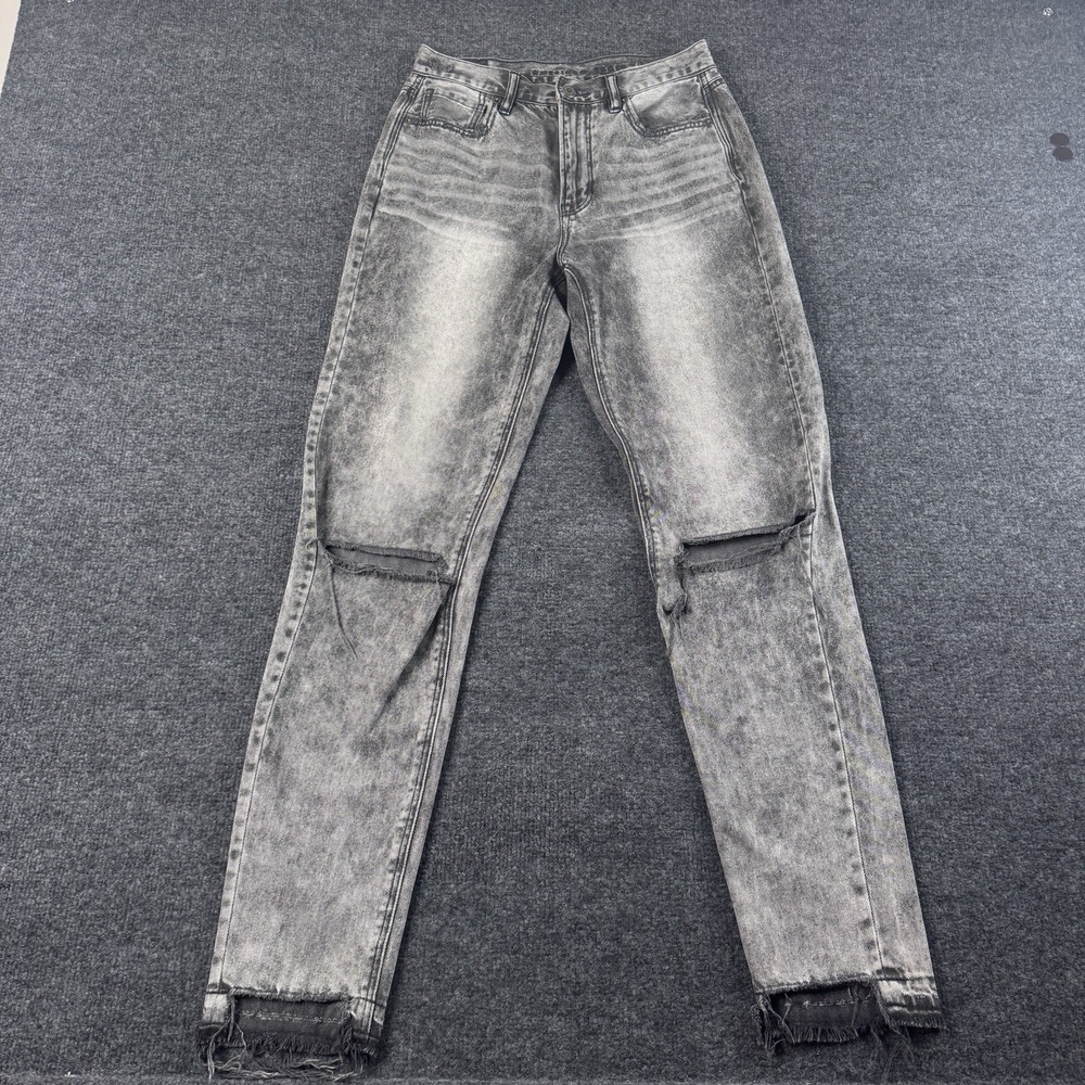American Eagle Black Wash Distressed Jeggings - Size 2 Extra Long‎ Women's
